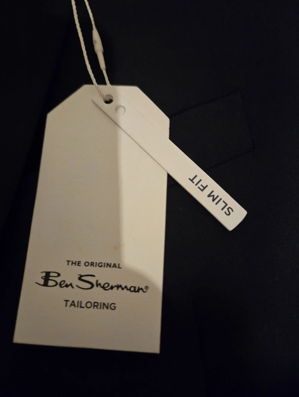 New Ben Sherman 42R Slim Fit Navy Blue Single-Breasted Blazer